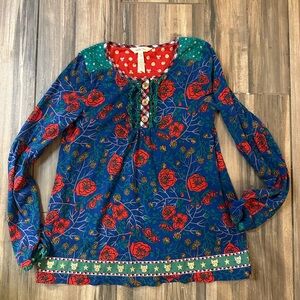 Matilda Jane Christmas Cat Top Size 12